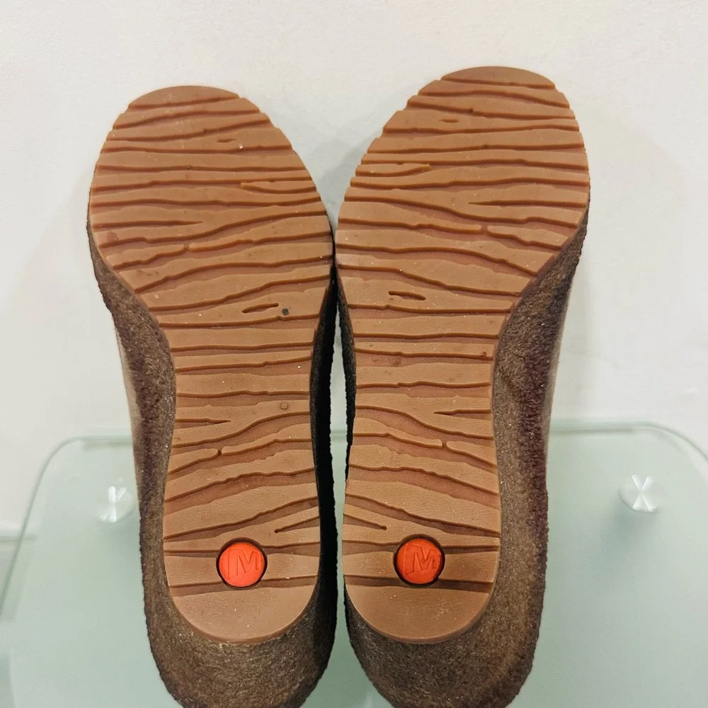Merrell Tremblant Ankle Booties J94750 Suede Wedge Brown‎ Women's 8